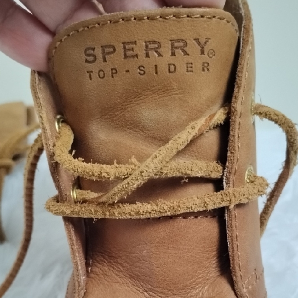 Sperryโ Top-Sider Comfy Neutral Normcore Preppy Everyday Wedge Lace Up Booties - Picture 7 of 16
